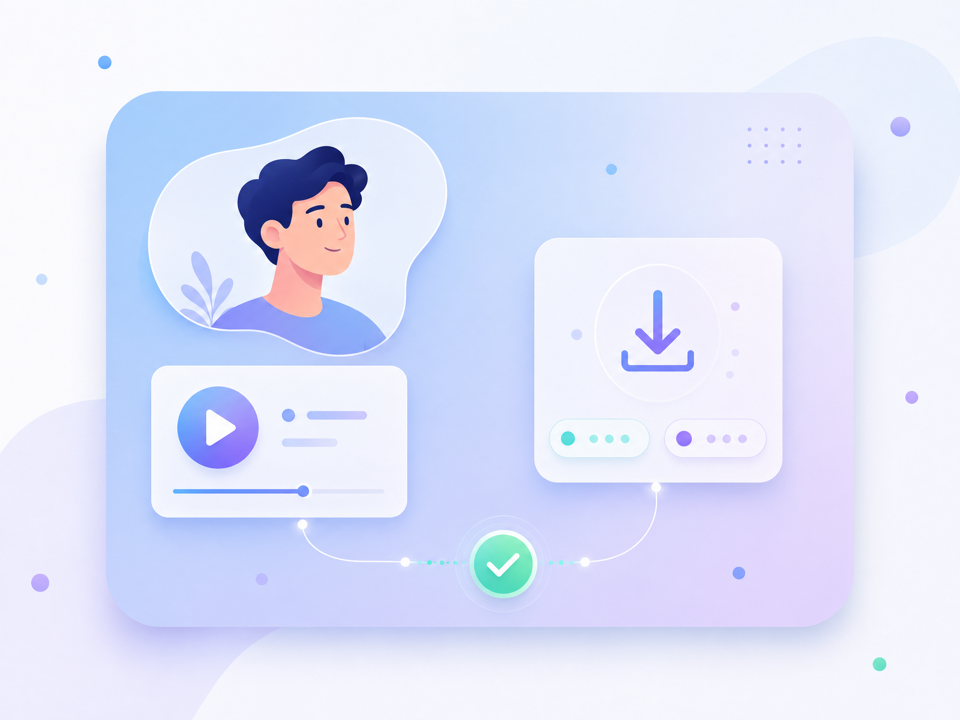 Generate and download lip sync video