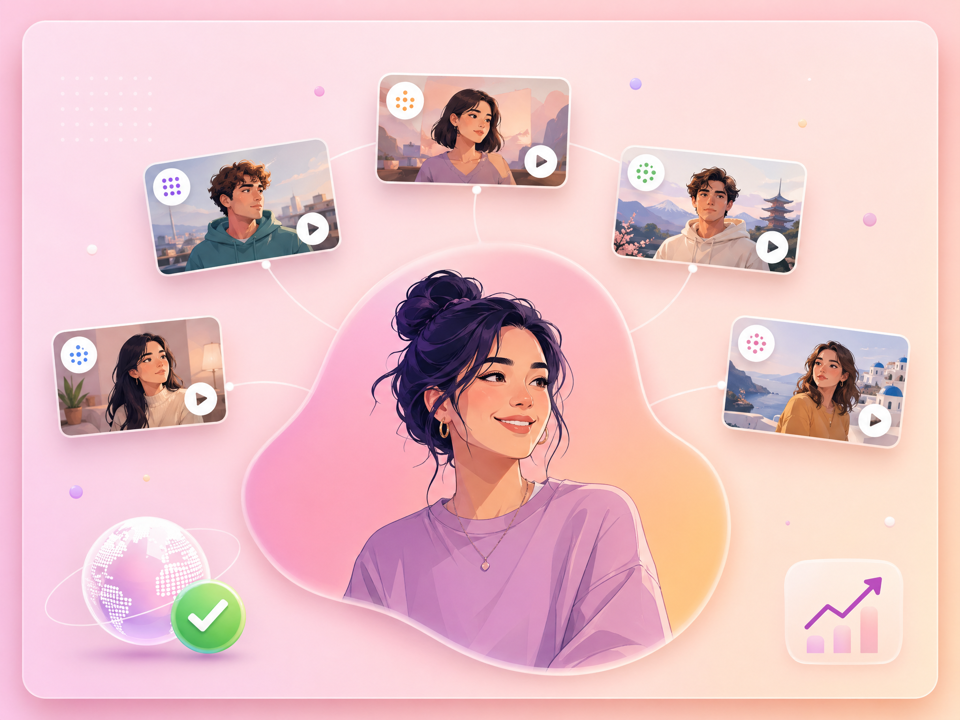 YouTube and TikTok creator multilingual video workflow
