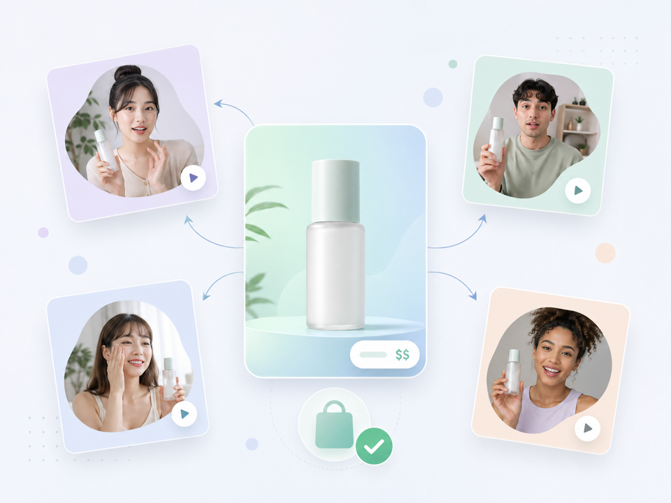 Shopify TikTok Shop UGC ad factory with AI talking avatars